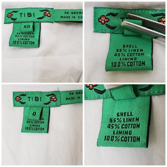 Tibi White Embroidered Linen & Cotton Dress + Jacket Set | Size 0 & XS - Picture 13 of 16